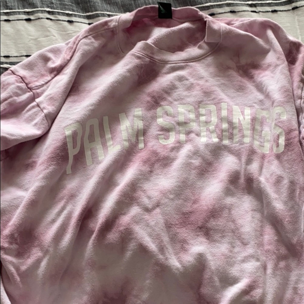 Tie dye sweater Palm Springs